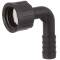 PP Schlauchtülle 90°, Überwurfmutter x Tülle 1/2" x 13mm