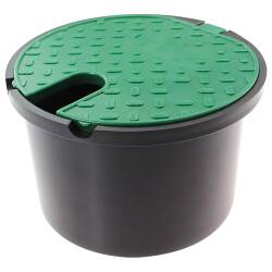 Pozzetto per elettrovalvole circolare