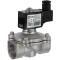 Stainless steel solenoid valve 24V DC female thread