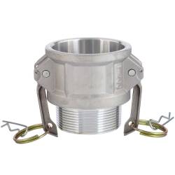Kamlock Kupplung Aluminium Typ B Mutterteil mit Aussengewinde