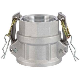 CAMLOCK tipo D femmina con filetto femmina acciaio inox 316