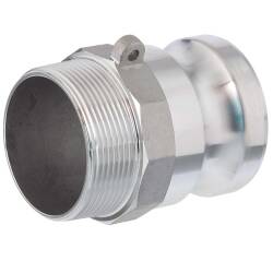 Kamlock Kupplung Aluminium Typ F Vaterteil mit Aussengewinde